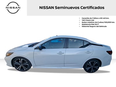 2023 Nissan SENTRA 4 PTS SR PLATINUM CVT AAC AUT ASTOS DEPORTIVOS BOSE PIEL NEGRA QC F LED RA-18