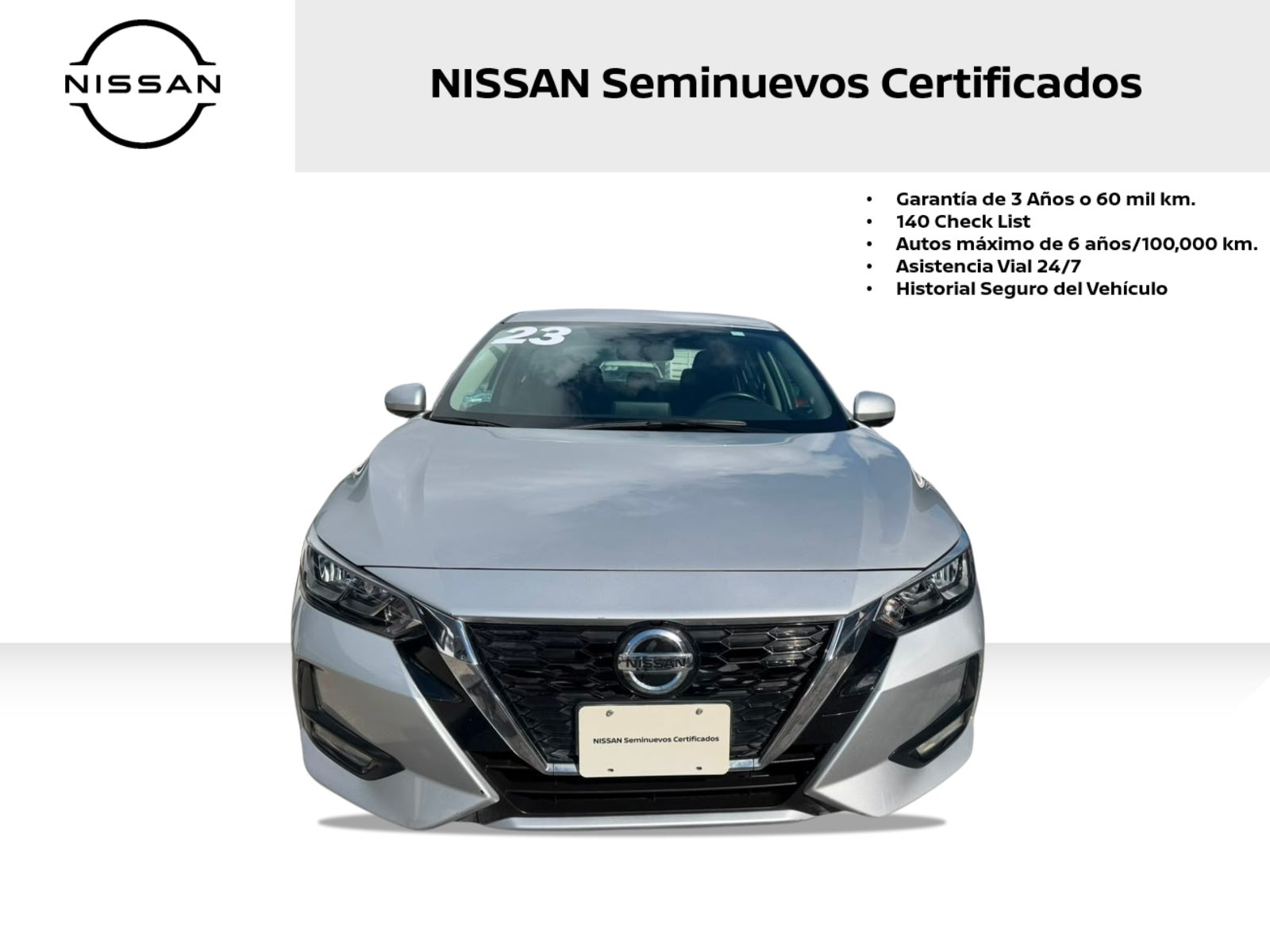 2023 Nissan SENTRA 4 PTS ADVANCE CVT AAC F NIEBLA RA-16