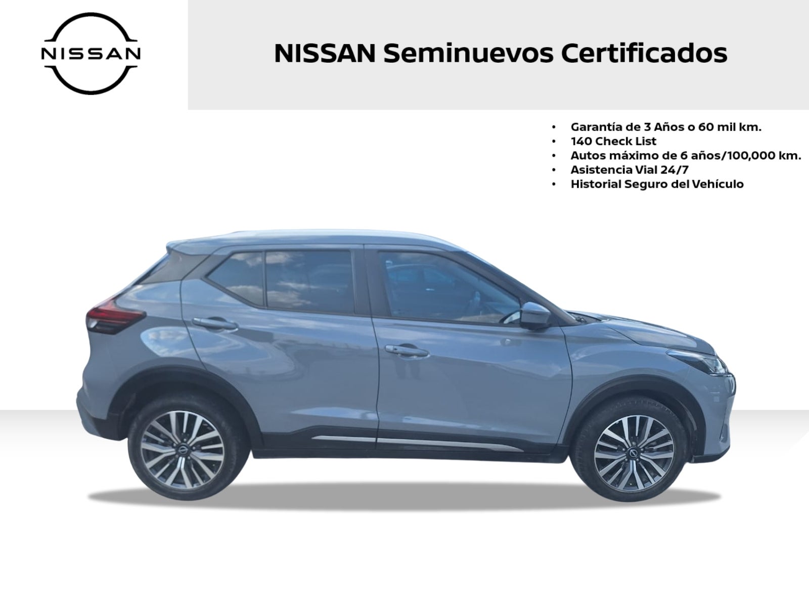 2023 Nissan KICKS 5 PTS EXCLUSIVE 16L TA AAC AUT PIEL GPS RA-17