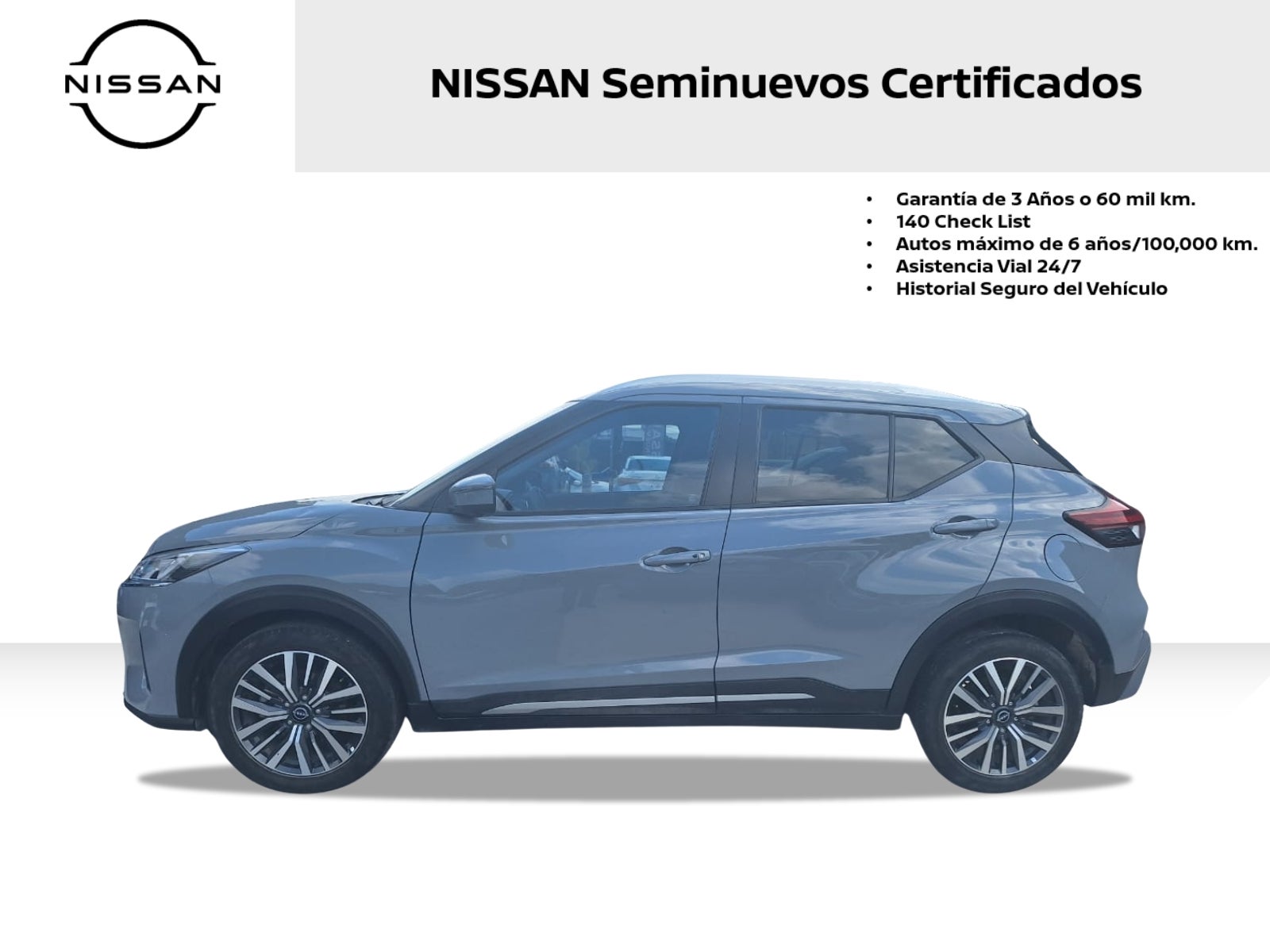 2023 Nissan KICKS 5 PTS EXCLUSIVE 16L TA AAC AUT PIEL GPS RA-17