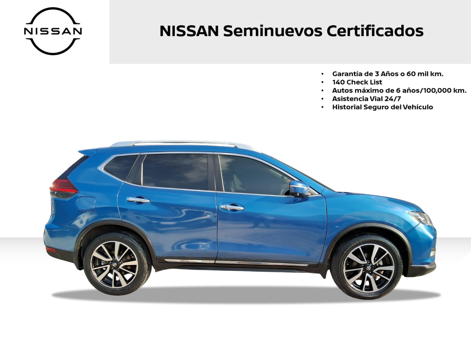 2020 Nissan X-TRAIL 5 PTS EXCLUSIVE CVT PIEL QCP GPS 5 PAS RA-19